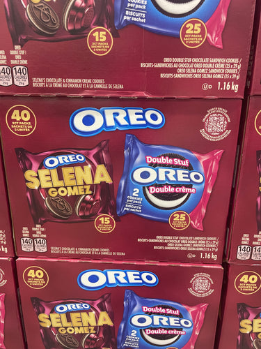 Oreo Variety Pack~Selena Gomez + Double Stuf Cookies - 1 x 1.6 Kilos